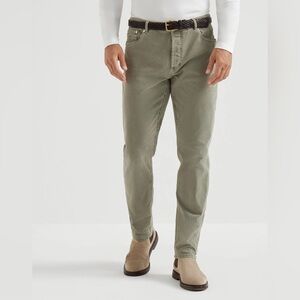 Brunello Cucinelli Men’s Garment Dyed Jeans